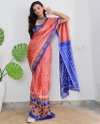 MG 350 Plain Linen Digital Printed Sarees Wholesale Price In Surat